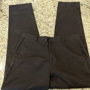 Vintage Women's Docker Pants Slacks Brown Trousers Chino Size 16 Stain Defender